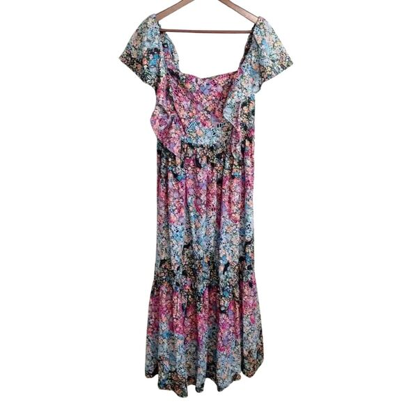 Anthropologie Clementina Eyelet Maxi Dress XS NWT - Picture 2 of 8